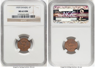 Free City Pfennig 1929 MS63 Brown NGC, Berlin mint, KM140, Parchimowicz-53c. HID09801242017 © 2024 Heritage Auctions | All Rights Reserved