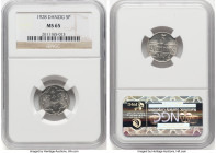 Free City 5 Pfennig 1928 MS65 NGC, Berlin mint, KM142, Parchimowicz-55b. Two year type. HID09801242017 © 2024 Heritage Auctions | All Rights Reserved