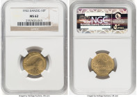 Free City 10 Pfennig 1932 MS62 NGC, Berlin mint, KM152, Parchimowicz-58. One year type. HID09801242017 © 2024 Heritage Auctions | All Rights Reserved