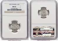 Free City 1/2 Gulden 1923 MS62 NGC, Danzig mint, KM144, Parchimowicz-59a. HID09801242017 © 2024 Heritage Auctions | All Rights Reserved