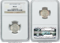 Free City 1/2 Gulden 1927 MS62 NGC, KM144. A difficult type in any designation, let along Mint State. HID09801242017 © 2024 Heritage Auctions | All Ri...