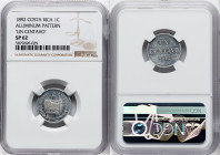 Republic aluminum Specimen Pattern Centavo 1892 SP62 NGC, cf. KM-P4. Ex St James's Auctions #85 (February 2024, lot 160) HID09801242017 © 2024 Heritag...