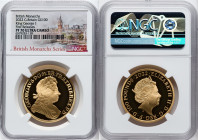 Elizabeth II gold Proof "King George I" 100 Pounds (1 oz) 2022 PR70 Ultra Cameo NGC, S-BMGA3. Mintage: 610. British Monarchs series. First Releases. A...