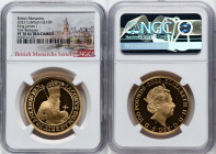 Elizabeth II gold Proof "King James I" 100 Pounds (1 oz) 2022 PR70 Ultra Cameo NGC, S-BMGA2. Mintage: 610. British Monarchs series. First Releases. Ac...