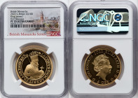 Elizabeth II gold Proof "King James I" 100 Pounds (1 oz) 2022 PR70 Ultra Cameo NGC, S-BMGA2. Mintage: 610. British Monarchs series. First Releases. Ac...