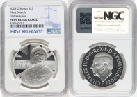 Charles III silver Proof "Mary Seacole" 5 Pounds 2023 PR69 Ultra Cameo NGC, Mintage: 1,510. First Releases. Edge Inscription: THE ONE WHO NURSED HER S...