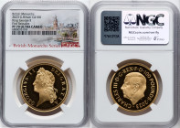 Charles III gold Proof "King George II" 100 Pounds (1 oz) 2023 PR70 Ultra Cameo NGC, Mintage: 261. British Monarchs series. First Releases. Accompanie...