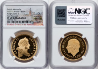 Charles III gold Proof "King Charles II" 100 Pounds (1 oz) 2023 PR69 Ultra Cameo NGC, Mintage: 261. British Monarchs series. First Releases. Accompani...