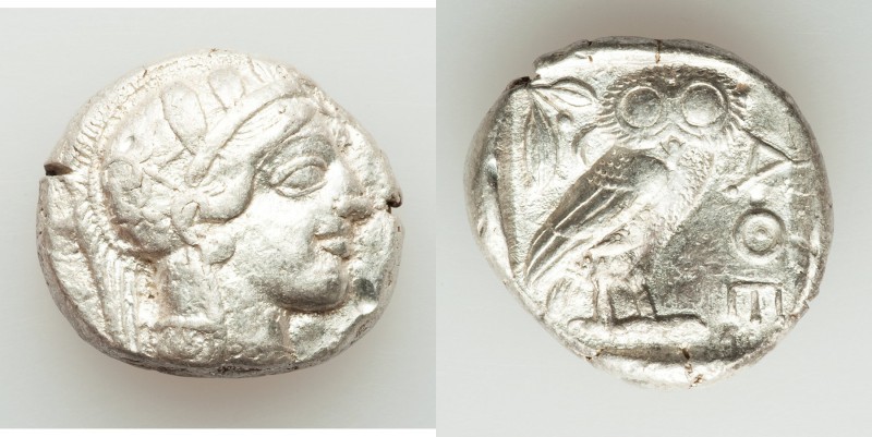 ATTICA. Athens. Ca. 440-404 BC. AR tetradrachm (24mm, 17.20 gm, 11h). VF, test c...