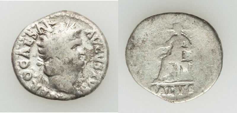 Nero (AD 54-68). AR denarius (19mm, 3.02 gm, 6h). Fine. Rome, AD 65-66. NERO CAE...