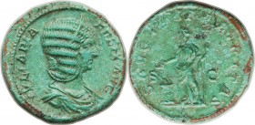 Julia Domna (AD 193-217). AE as or dupondius (26mm, 12.62 gm, 7h). NGC (photo-certificate) MS 5/5 - 3/5. Rome, 211-217. IVLIA PIA FELIX AVG, diademed ...