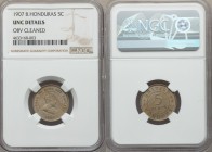 British Colony. Edward VII 5 Cents 1907 UNC Details (Obverse Cleaned) NGC, KM14.

HID09801242017