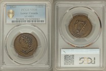 Lower Canada Bust & Harp 1/2 Penny Token 1820 VF35 PCGS, LC-60E1. 

HID09801242017