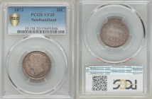 Newfoundland. Victoria 20 Cents 1873 VF20 PCGS, KM4.

HID09801242017