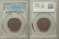 3-Piece Lot of Certified Mixed Minors PCGS, 1) Lower Canada Bouquet Sou Token ND - AU58, LC-33A1, Br-704 2) Victoria 5 Cents 1900 - AU55, KM2. Large d...