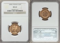 Republic gold 20 Francs 1898-A MS64 NGC, Paris mint, KM825.

HID09801242017