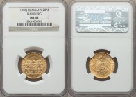 Hamburg. Free City gold 20 Mark 1900-J MS62 NGC, Hamburg mint, KM618. AGW 0.2305 oz. 

HID09801242017