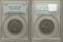 William IV 1/2 Penny 1837 MS63 Brown PCGS, KM706, S-3847.

HID09801242017