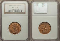 Victoria 1/2 Penny 1882-H MS64 Red and Brown NGC, Heaton mint, KM754, S-3957. 

HID09801242017