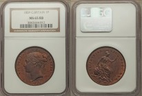 Victoria Penny 1859 MS65 Red and Brown NGC, KM739, S-3948. 

HID09801242017