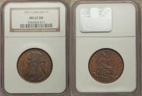 Victoria Penny 1891 MS65 Red and Brown NGC, KM755. 

HID09801242017