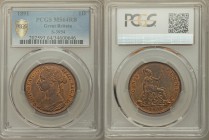 Victoria Penny 1891 MS64 Red and Brown PCGS, KM755, S-3954.

HID09801242017