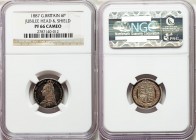 Victoria Proof 6 Pence 1887 PR66 Cameo NGC, KM759. A deeply mirrored proof with dark tone giving an impression not unlike black enamel, and admitting ...