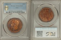Vittorio Emanuele II 10 Centesimi 1866-H MS64 Red and Brown PCGS, Heaton mint, KM11.3. 

HID09801242017