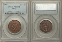 British Dependency. George VI Proof 1/24 Shilling 1937 PR64 Red and Brown PCGS, KM17.

HID09801242017