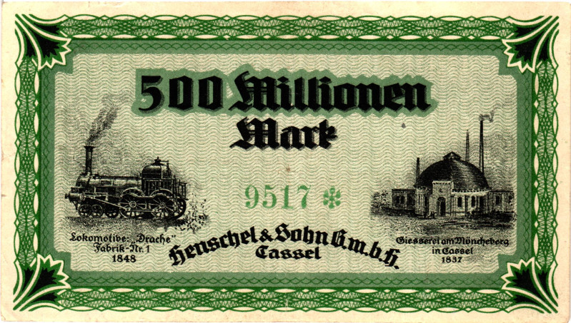 Germany - Weimar Republic Kassel 5000000000 Mark 1923

# 9517; Now Kassel in G...