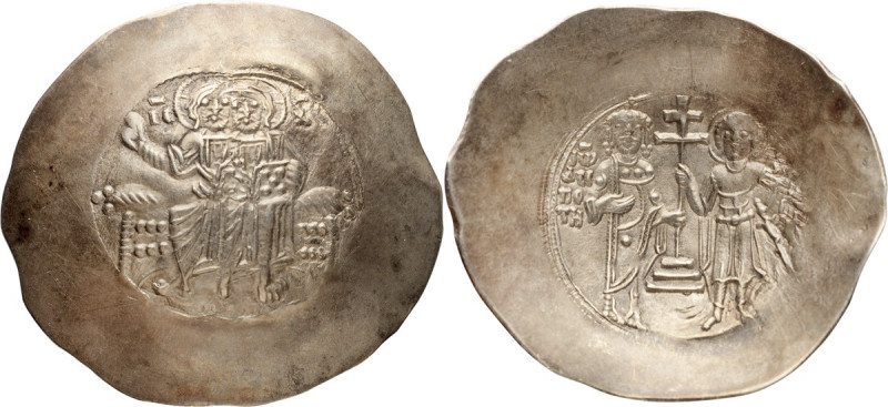 John II. ; John II; Constantinople, 1118-1143 AD, EL Aspron Trachy, 4.36g. S-194...