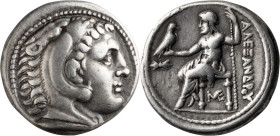 Macedonia, Alexander III The Great, 336-323 BC. Tetradrachm; Macedonia, Alexander III The Great, 336-323 BC; Struck by Demetrius Poliorcetes in Amphip...