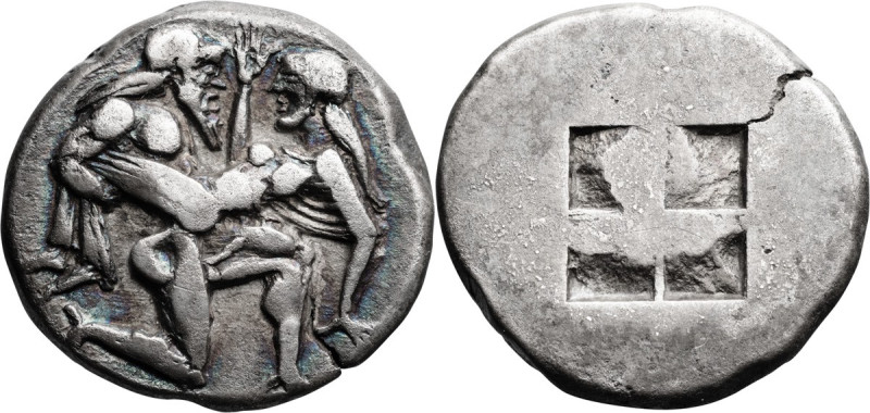 SOLD

Thrace, Thasos. Stater; Thrace, Thasos; 510-490 BC, Stater, 8.85g. SNG C...