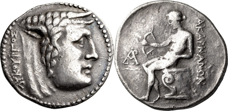 Akarnanian League. Stater; Akarnanian League; c. 229-168 BC. Lykourgos, magistra...