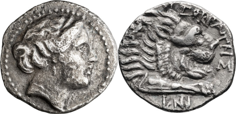 Caria, Cnidus. Drachm; Caria, Cnidus; c. 350-320 BC, Drachm, 3.13g. Ashton 84-12...