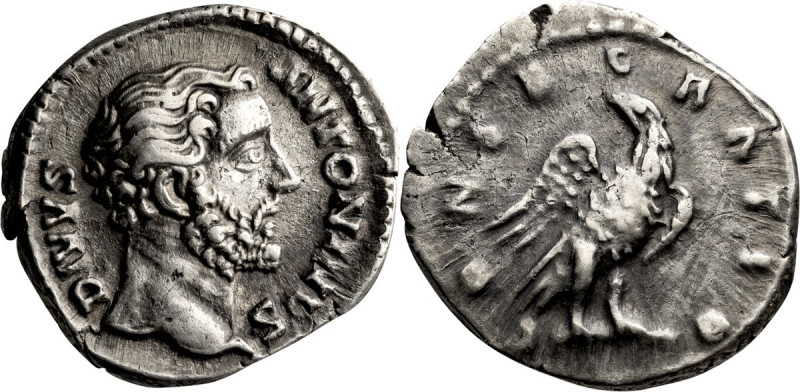 Antoninus Pius. Denarius; Antoninus Pius; 138-161 AD, Rome, Denarius, 3.38g. RIC...
