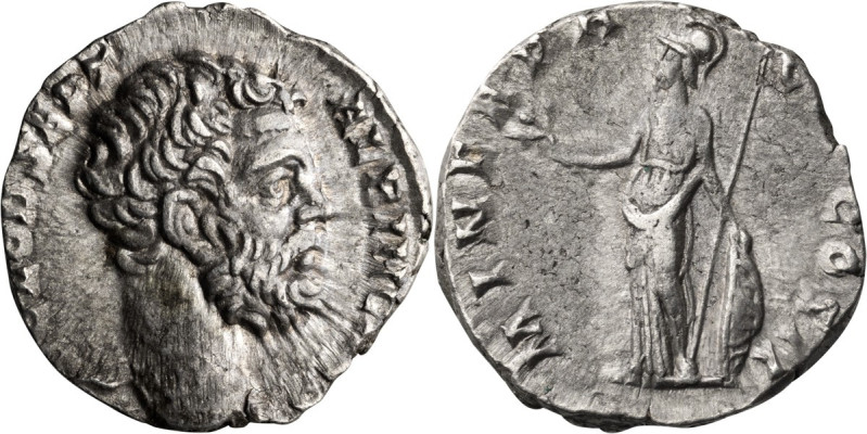 Clodius Albinus as Caesar. Denarius; Clodius Albinus as Caesar; 193-195 AD, Rome...