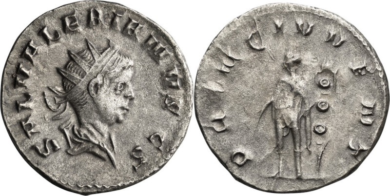 Saloninus as Caesar. Antoninianus; Saloninus as Caesar; 258-260 AD, Lugdunum, 25...