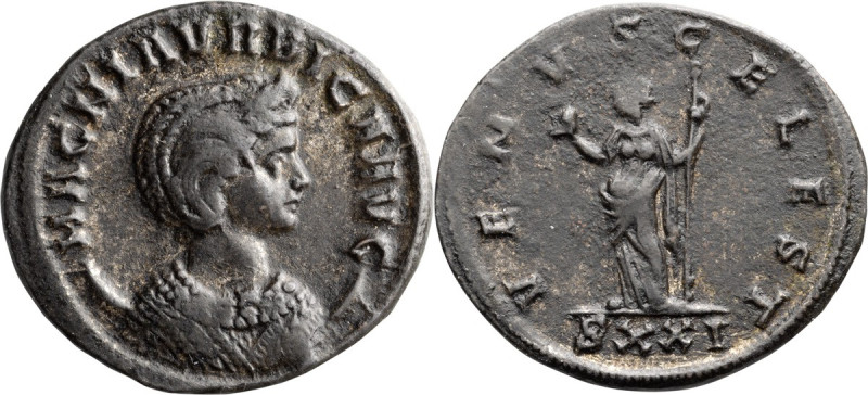 Magnia Urbica. Antoninianus; Magnia Urbica; Ticinum, 283-285 AD, Antoninianus, 3...