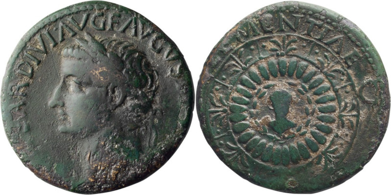 Tiberius. Dupondius; Tiberius; 14-37 AD, Rome, Dupondius, 13.67g. BM-85, Paris-1...