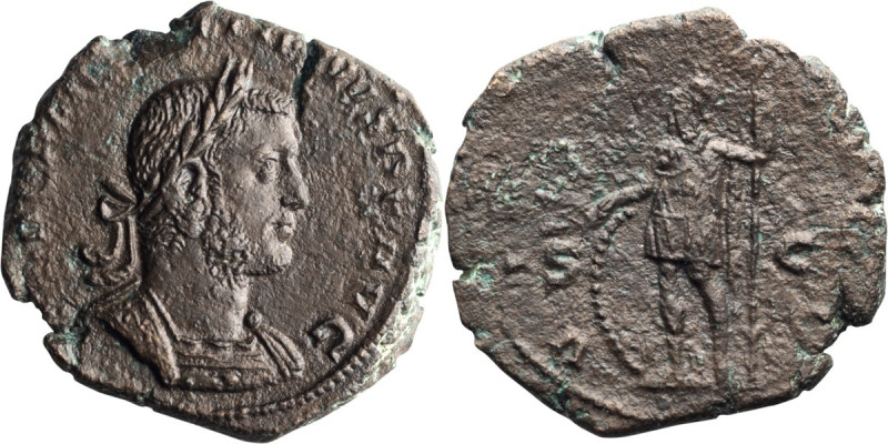 Gallienus. Sestertius; Gallienus; 253-268 AD, Rome, 255-256 AD, Sestertius, 17.0...