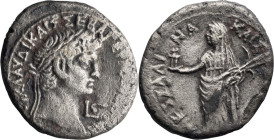 Claudius I. Tetradrachm; Claudius I; 41-54 AD, Alexandria, Egypt, RY 6 (45/6 AD), Tetradrachm, 12.35g. Dattari-130, RPC-5165. Obv: Laureate head r. Rx...