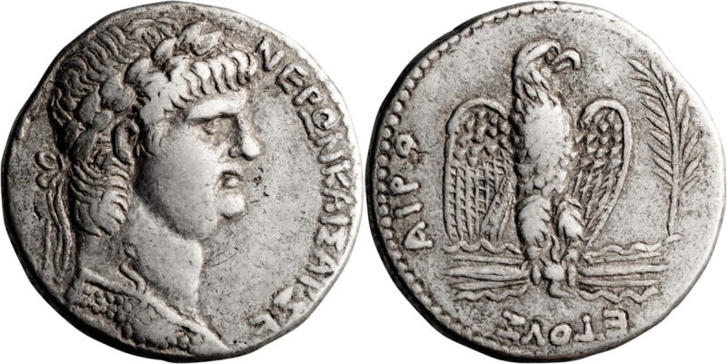 Nero. Tetradrachm; Nero; 54-68 AD, Antiochia ad Orontem, Seleucis and Pieria, Ca...