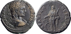 Caracalla. AE; Caracalla; 198-217 AD, Serdica, Thrace, AE, 18.48g. Serdica-294 (same rev. die), Varbanov-2417. Obv: Laureate bust r. Rx: Nemesis-Aequi...