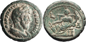 Lucius Verus. Tetradrachm; Lucius Verus; 161-169 AD, Alexandria, Egypt, Year 4 = 163/4 AD, Tetradrachm, 12.64g. Cologne-2150 (same obv. die); Dattari/...