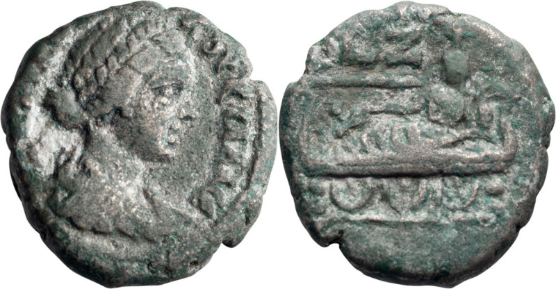 Lucilla. Tetradrachm; Lucilla; Alexandria, Egypt, Year 7 = 166/7 AD, Billon Tetr...