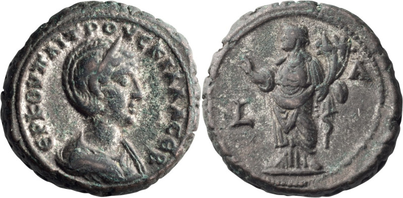 Herennia Etruscilla. Tetradrachm; Herennia Etruscilla; Alexandria, Egypt, Year 1...