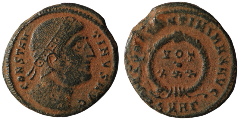 Constantinus I. (307-337 AD). Follis. Heraclea. Obv: CONSTANTINVS AVG. laureate ...