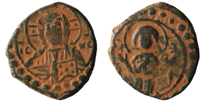 Michael VII. Ducas. (1071-1079 AD). Æ Follis. Constantinople. artificial sandpat...