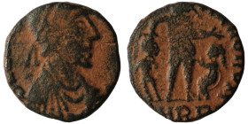 Roman Imperial. Uncertain. Nummus. artificial sandpatina. 15mm, 2,18g